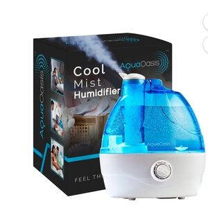 AquaOasis Cool Mist Humidifier (2.2 Liter Water Tank)